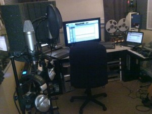 Home recording studio. small set up.