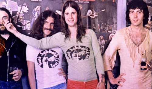 Black Sabbath 1974 Color Photo