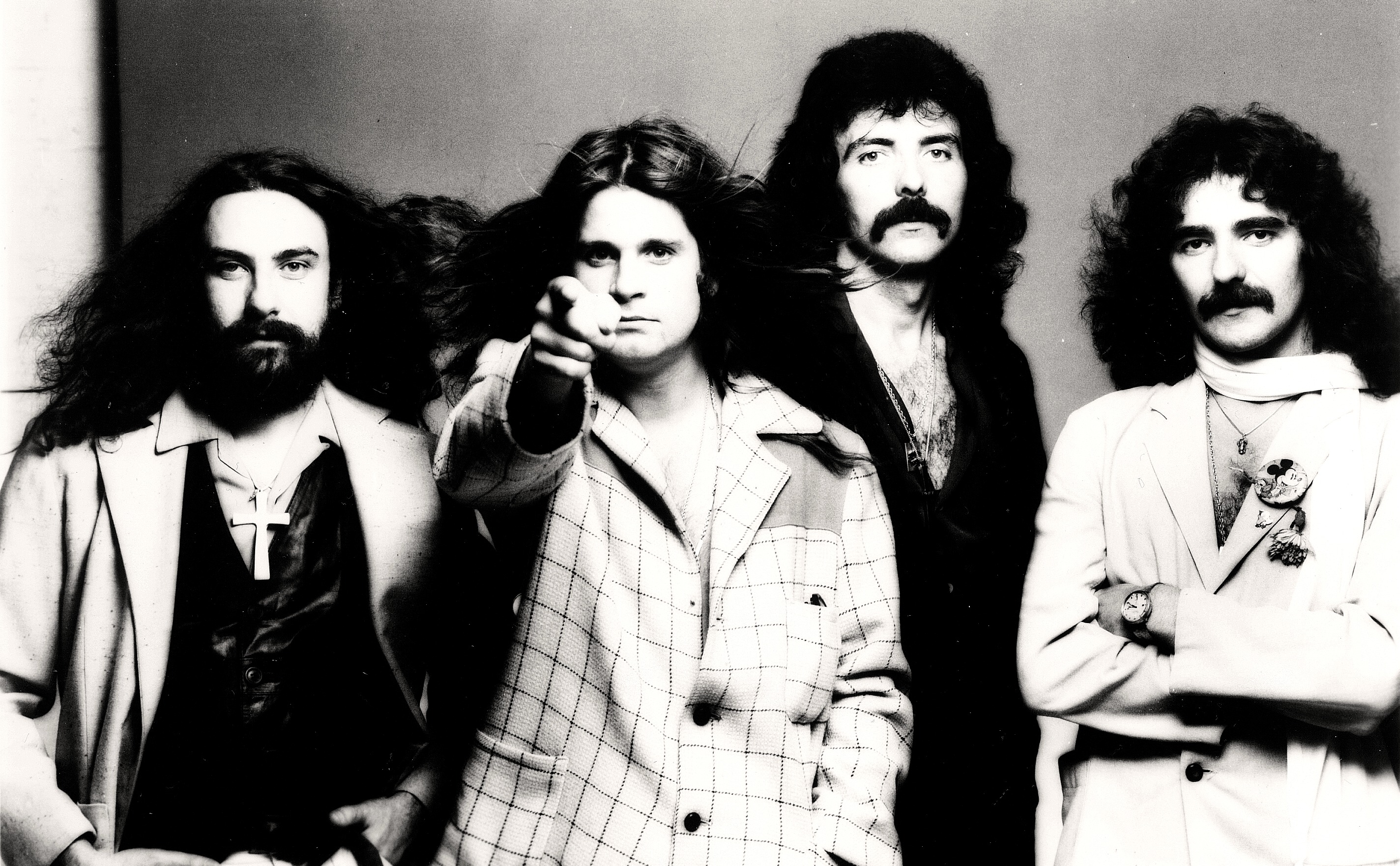 Black Sabbath Late 70's photo black and white