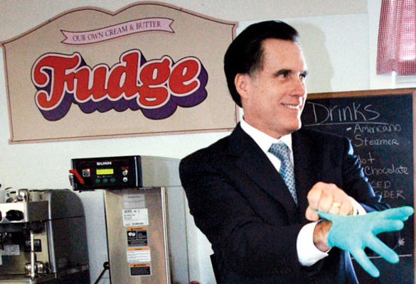 Best Politics Photos: Newt Gingrich & Nose, Mitt Romney & Fudge