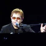 Recent Elton John photo at piano