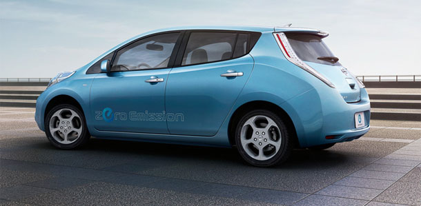 Nisan Leaf All Electric Car