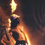 RHCP live on stage 1993. Fire Helmet