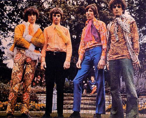 Pink Floyd 1967. Color photo