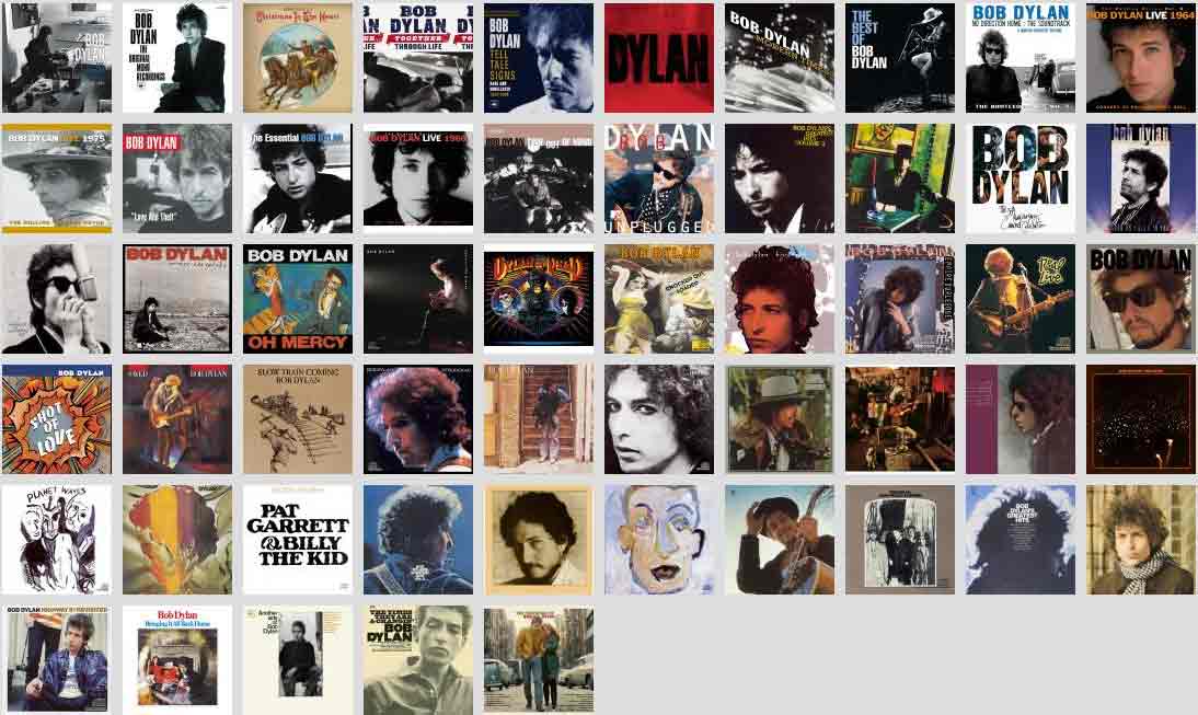 Bob Dylan Album Covers