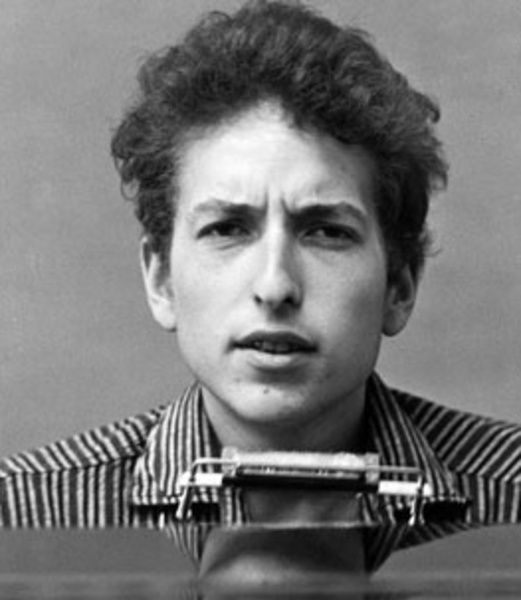Bob Dylan Young Piano Harmonica
