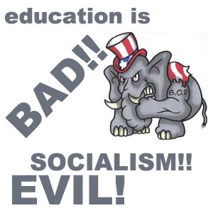 republicans hate education