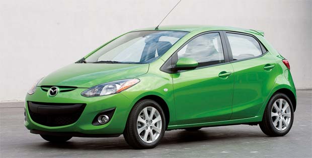 Mazda Demio Electric Car Green
