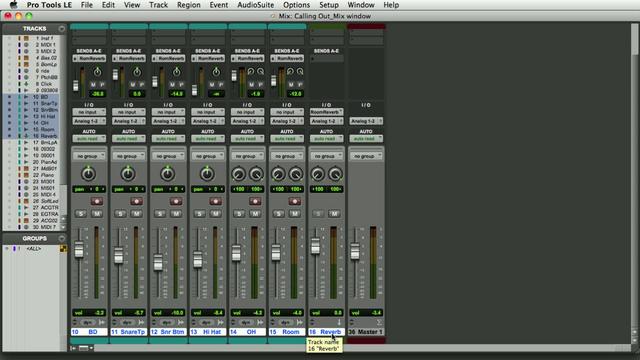How to Create a Subgroup in Pro Tools