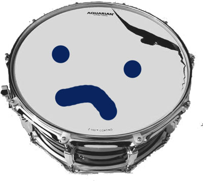 bad snare drum sound