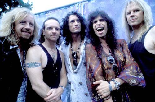 Aerosmith in the 80's Band photo