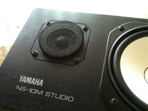 Yamaha *vintage* studio monitor NS-10s tweeter