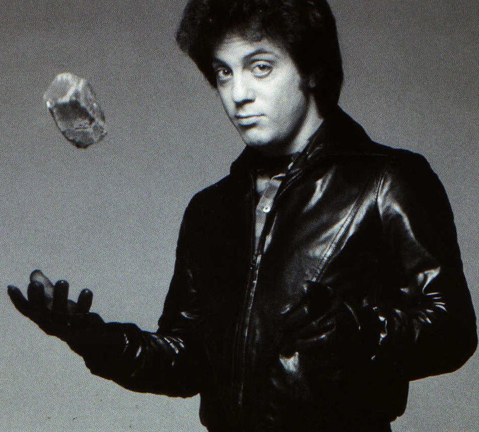 Young Billy Joel, leather jacket, rock