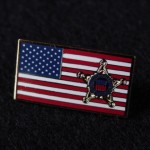 flag pin with star now worn by a lot of republicans