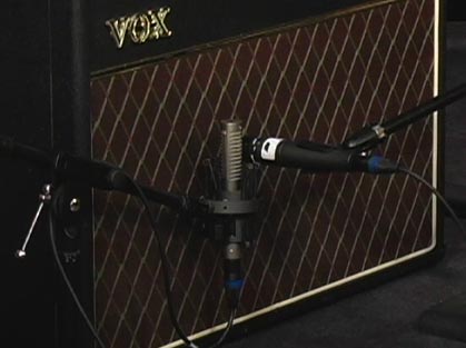 recording guitar amp