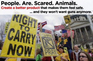 Gun laws protest. Scared people. angry people.
