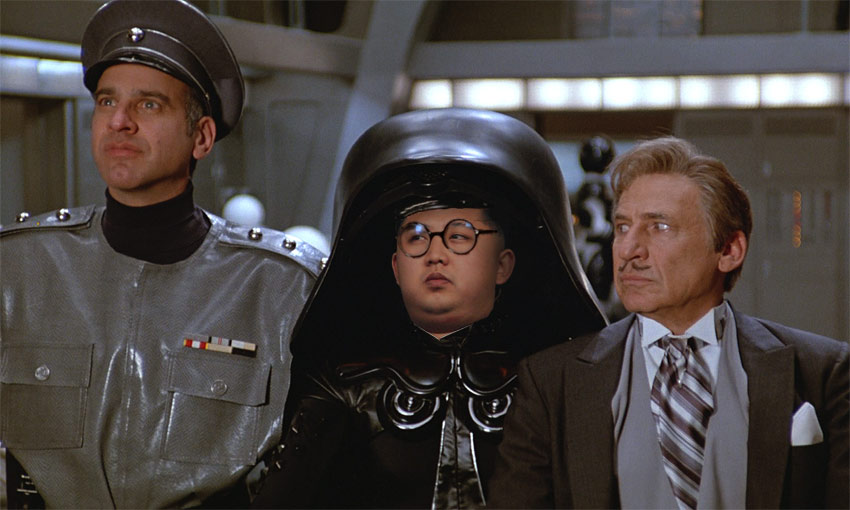 North Korean supreme leader Kim Jong Il in Spaceballs movie