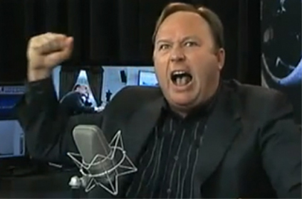 Alex Jones yelling as usual