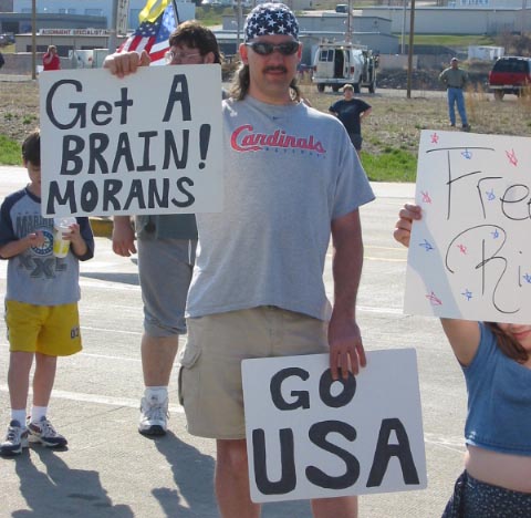 American and Morans. Get brain. Go USA!