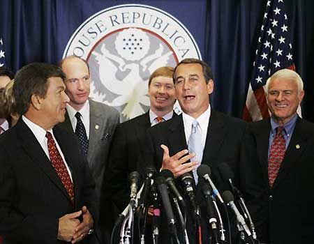 John Boehner, republican press conference