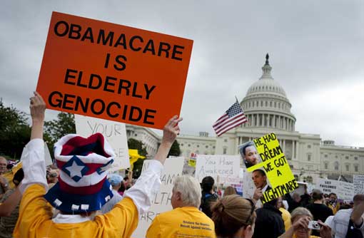 Tea Party Protesting Obamacare