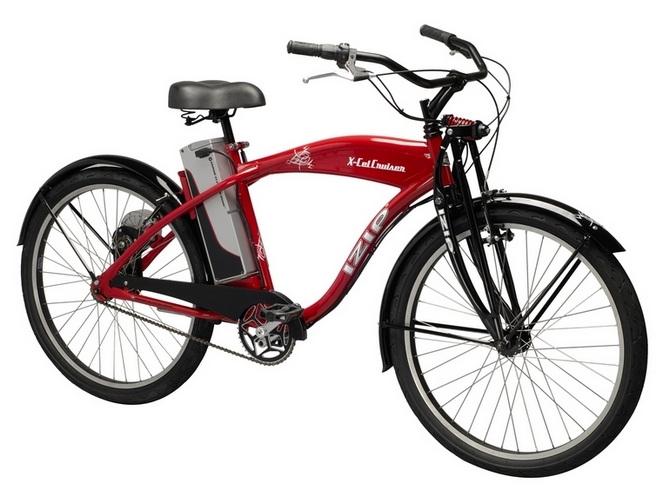 Izip Cruiser Electric Bike, red