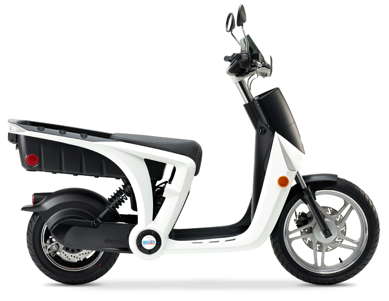 White Genze 2.0 electric scooter