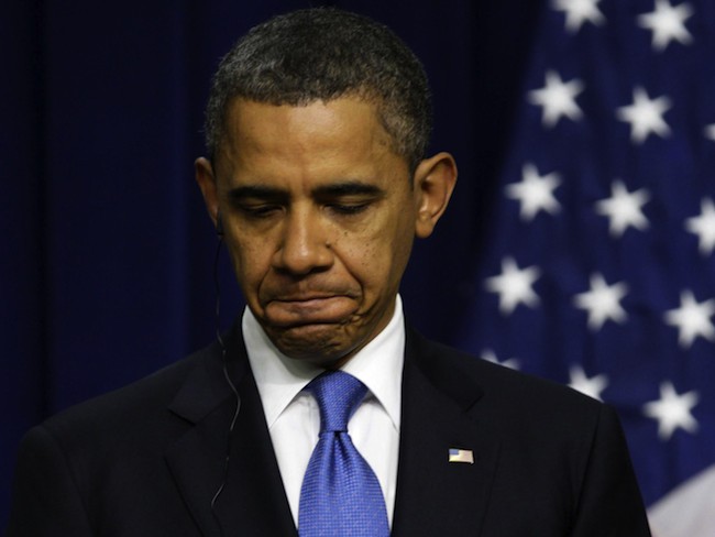 President Obama Sad and Frustrated