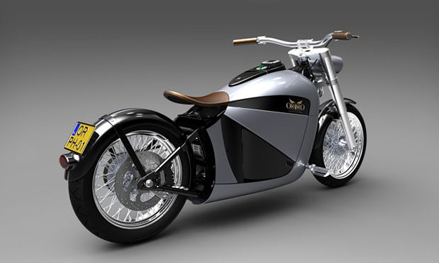 Orphiro Electric Motorcycle, classic style