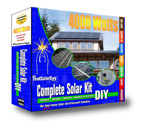 Home solar panel kit, DIY