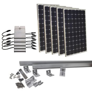 1250 Watt Solar Panel Kit