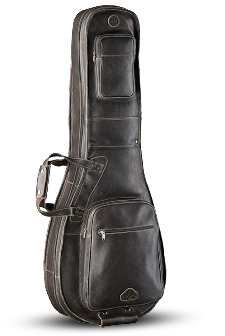 leather guitar case by Harvest