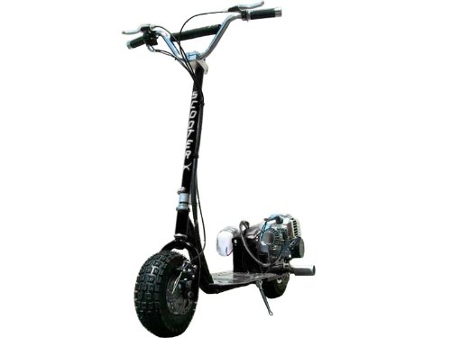Gas powered stand-up scooter