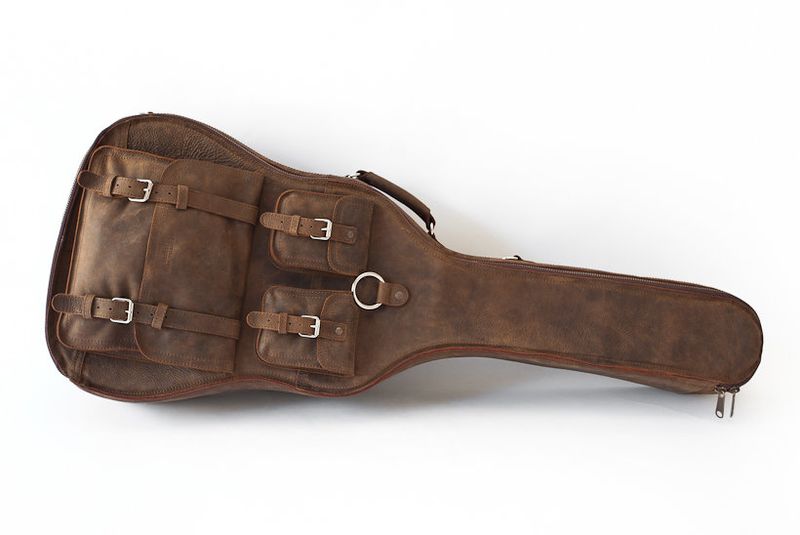 Leather Guitar Case