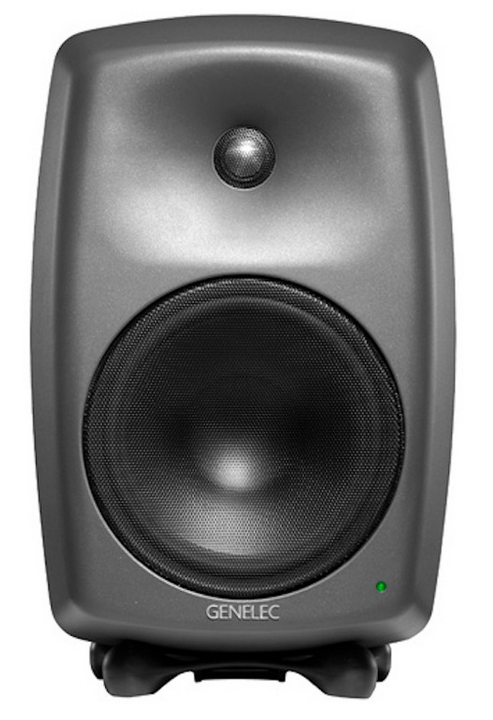 Genelec 8-inch studio monitors