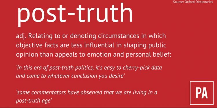 post-truth definition