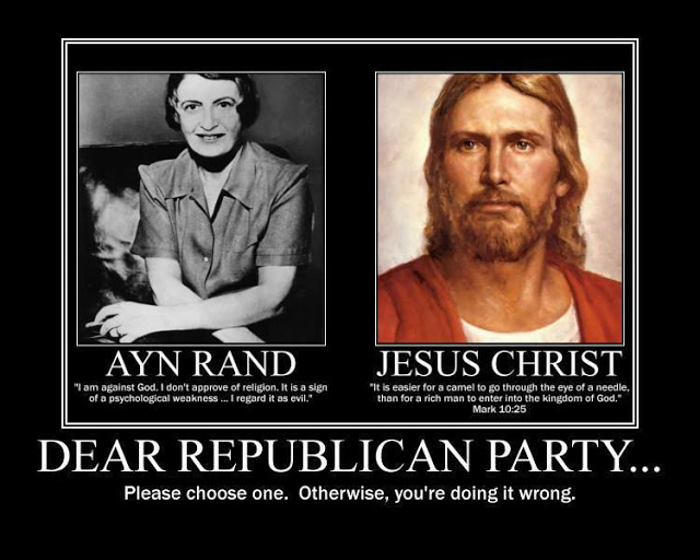 Ayn Rand vs. Jesus