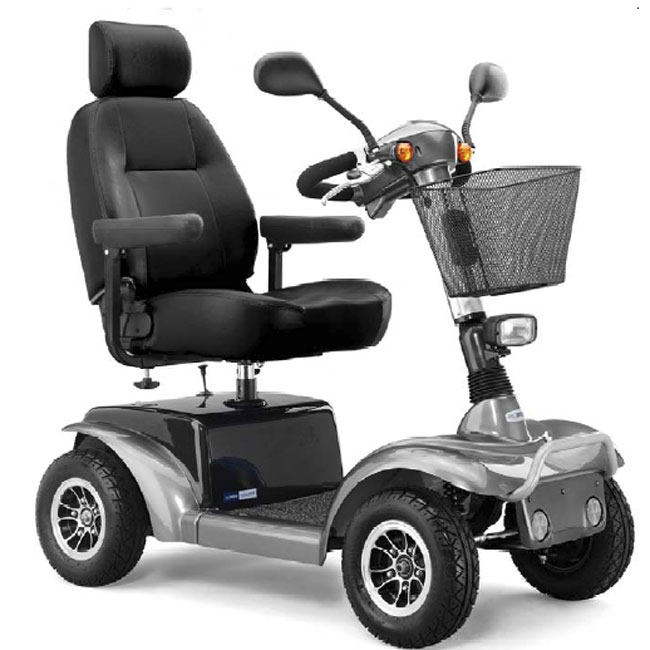 Prowler 4-wheel mobility scooter, silver