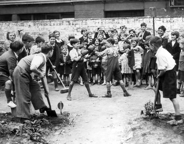 school yard fight, republicans vs. democrats