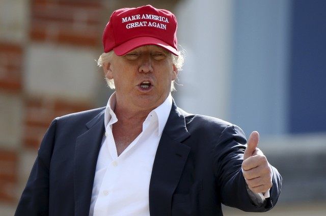 Donald Trump leading polls, make america great hat