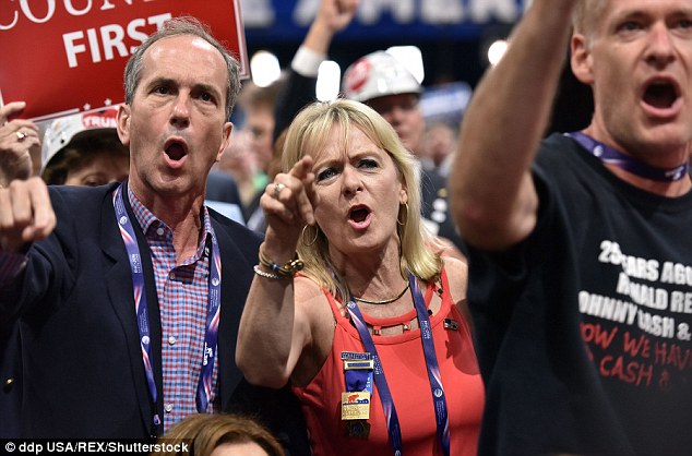 Angry shouts at Republican National Convention