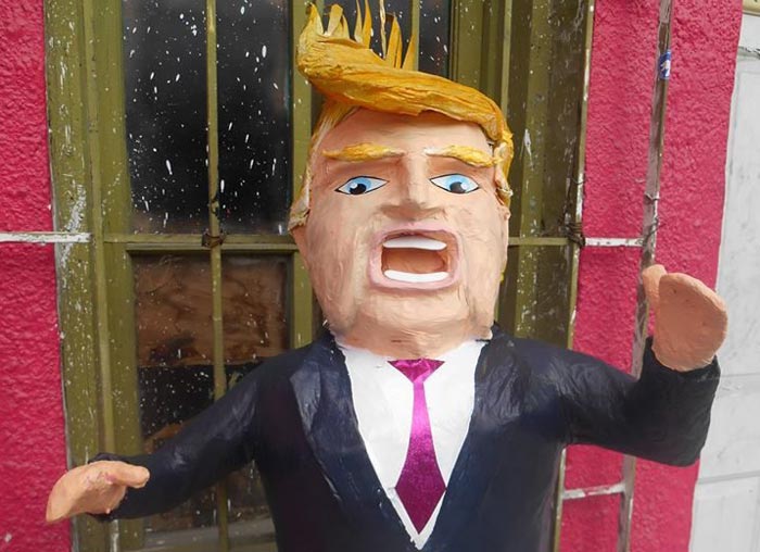 Donald Trump as a pinata