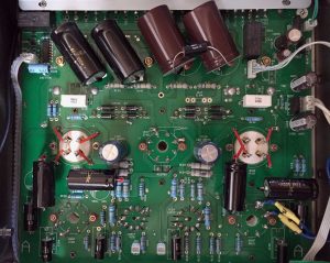 Yaqin Tube amplifier capacitors, board, wiring