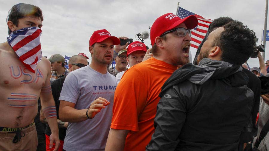 Pro-Trump Rallies Continue To "Make America Great Again" In Their Own, Special Way